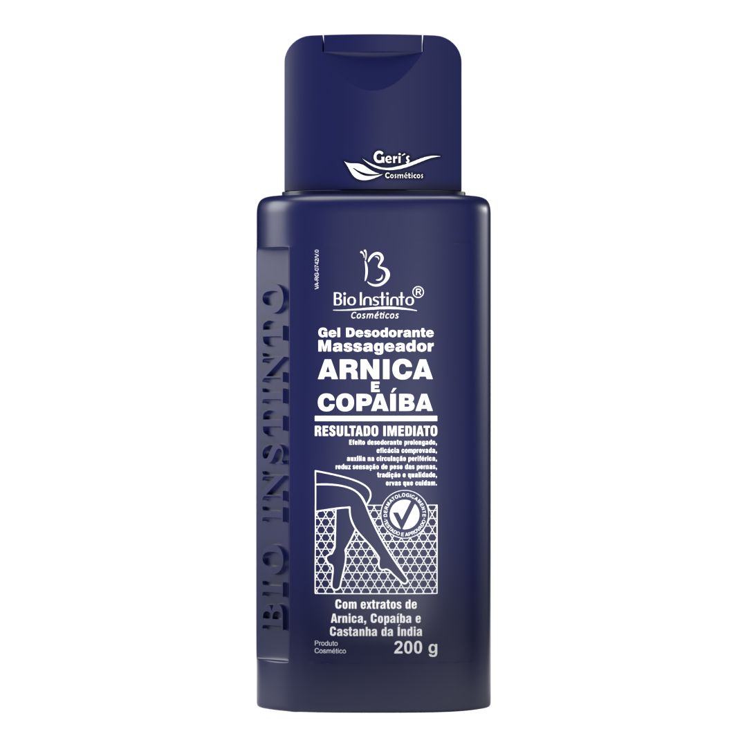 GEL DES. MAS. ARNICA E COPAIBA 200G BIO INSTINTO