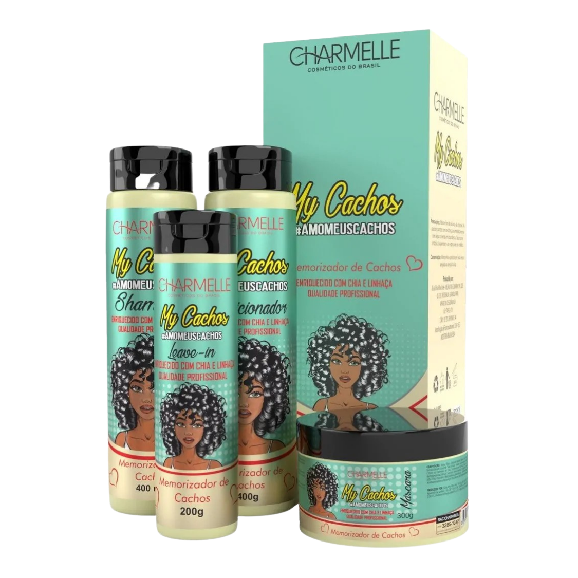 KIT MY CACHOS H.BRASIL CHARMELLE