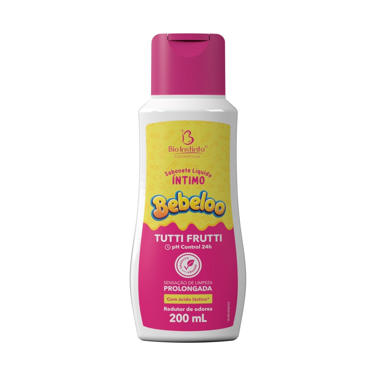 SABONETE LIQUIDO INTIMO BEBELOO TUTTI FRUTTI BIO INSTINTO 200 ML