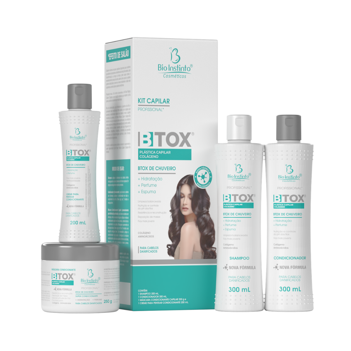 KIT CAPILAR BTOX PLASTICA CAPILAR COLAGENO BIO INSTINTO