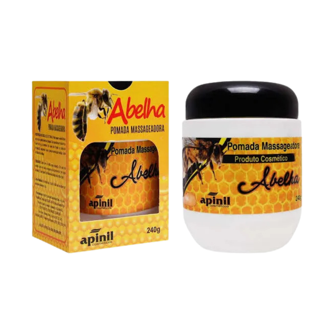 POMADA MASSAGEADORA ABELHA 240G APINIL