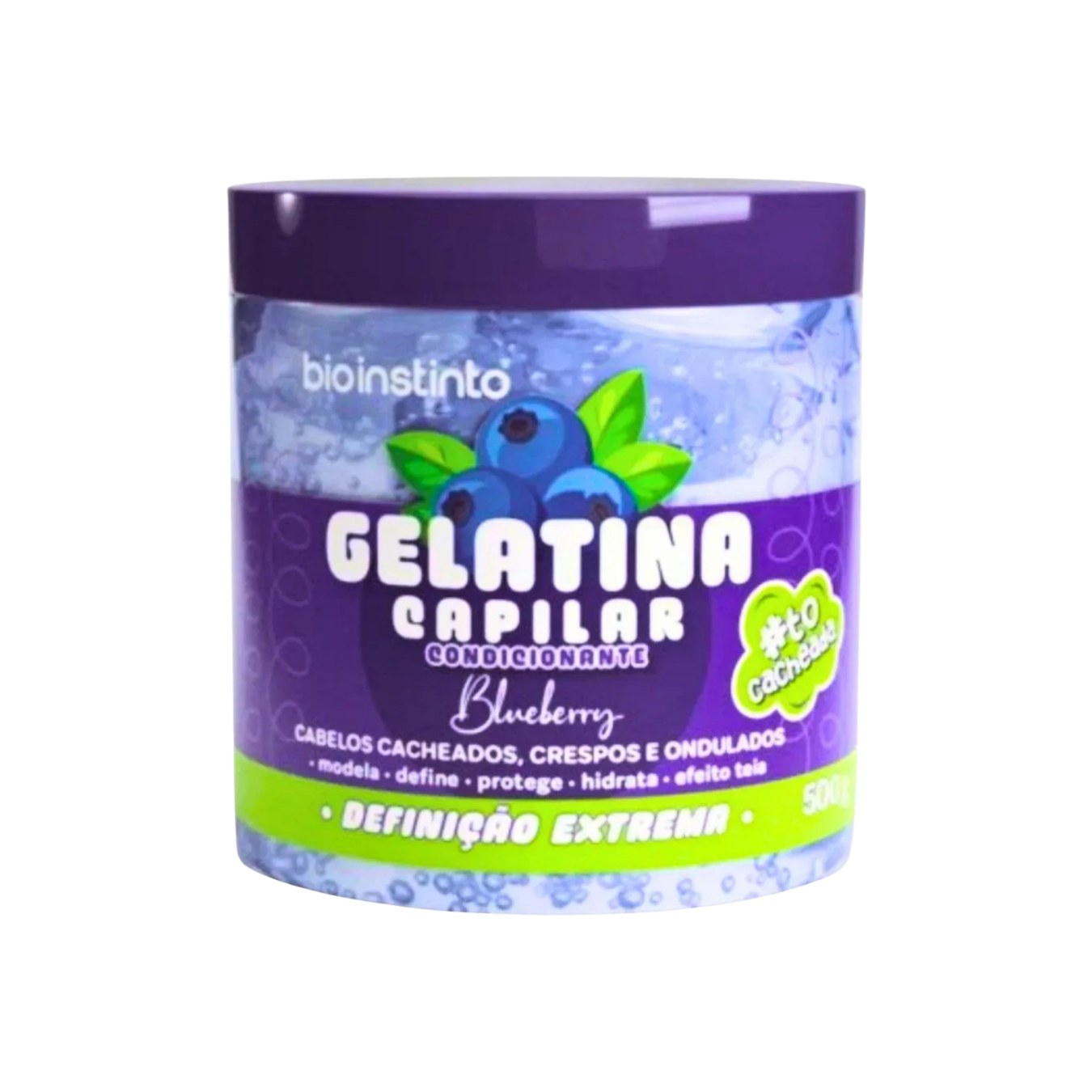 GELATINA CONDICIONANTE CAPILAR BLUEBERRY BIO INSTINTO 500 G
