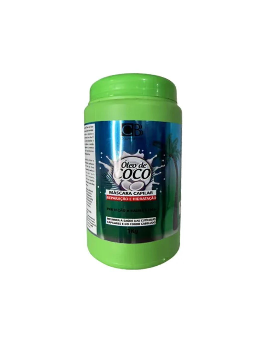 MASCARA CAPILAR DE COCO 1KG CBB COSMÉTICOS