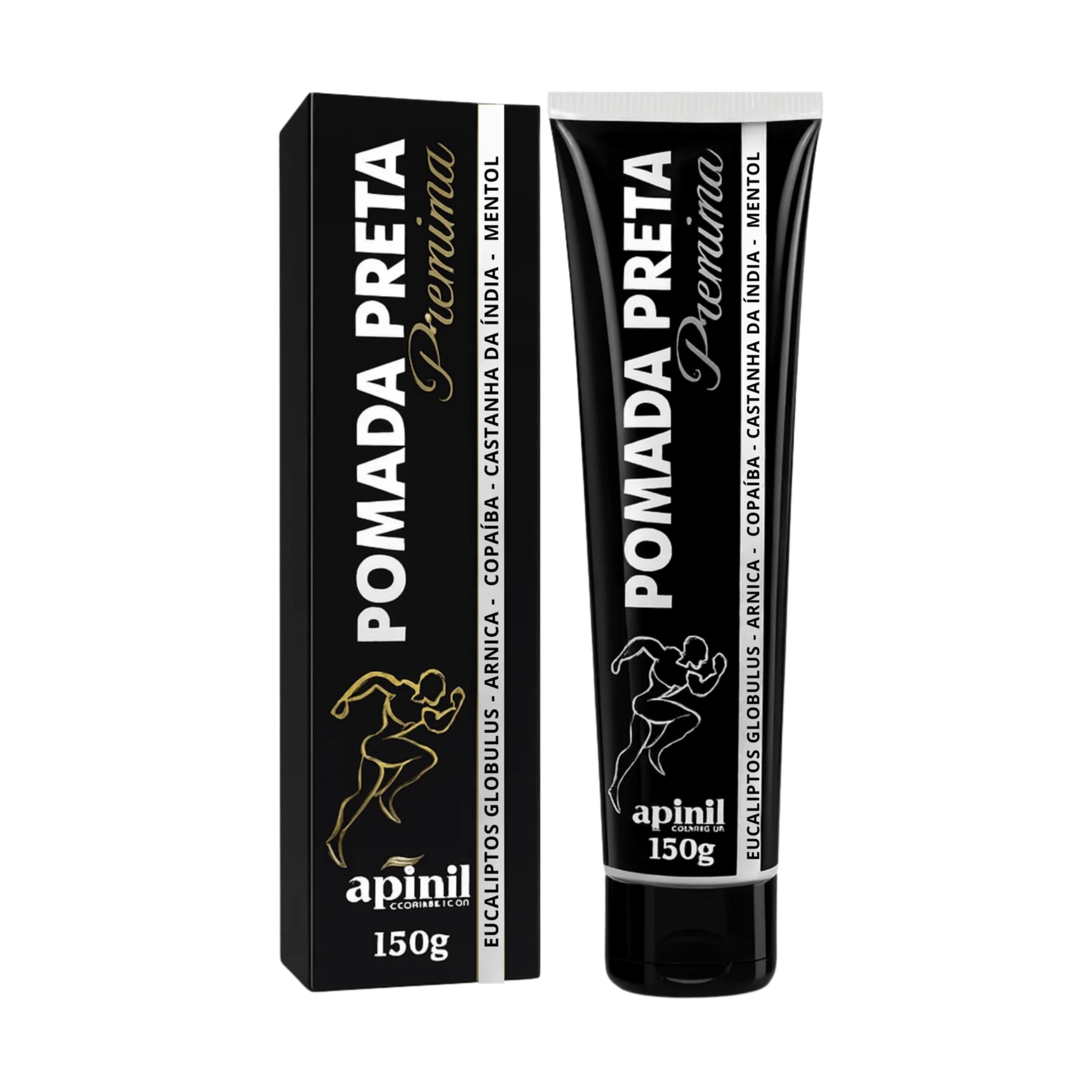 POMADA PRETA PREMIUM 150G APINIL.