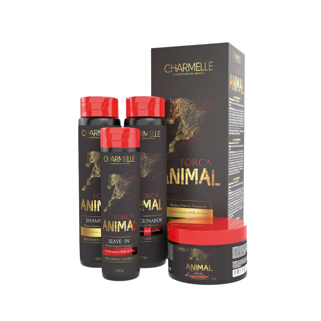 KIT FORCA ANIMAL H.BRASIL CHARMELLE
