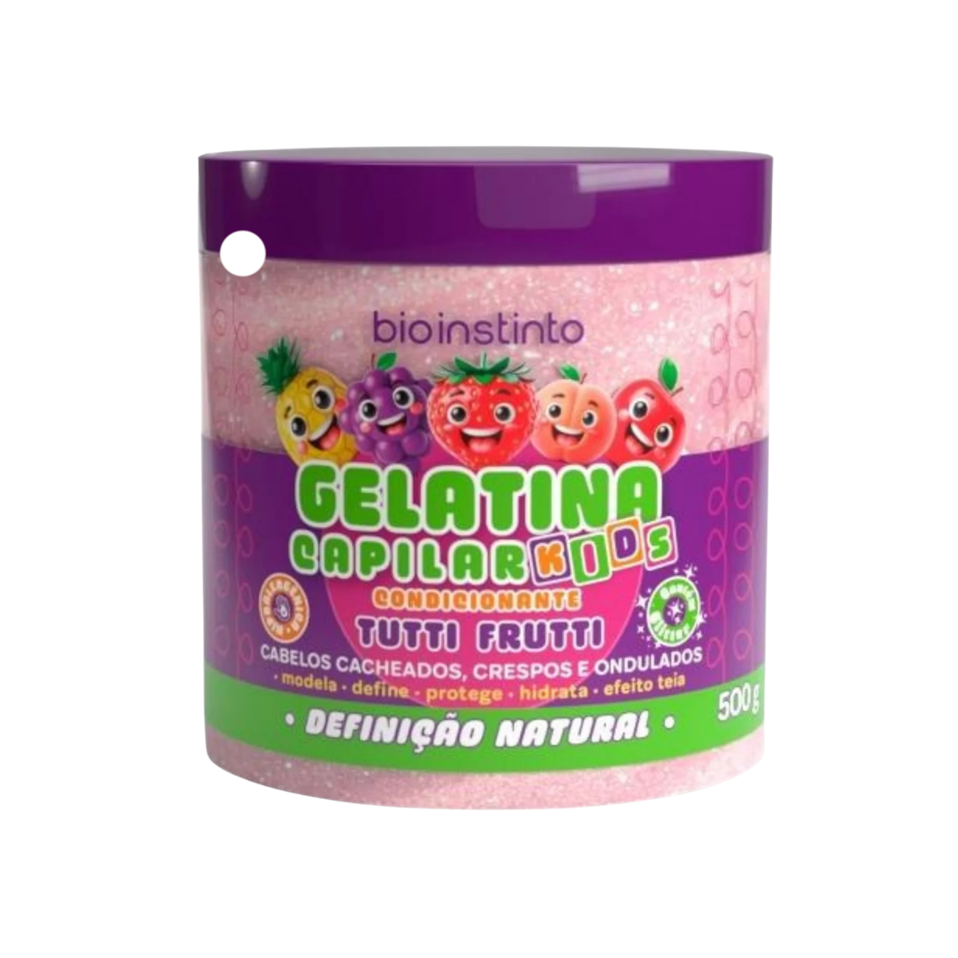 GELATINA CONDICIONANTE CAPILAR TUTTI FRUTTI KIDS BIO INSTINTO 500 G