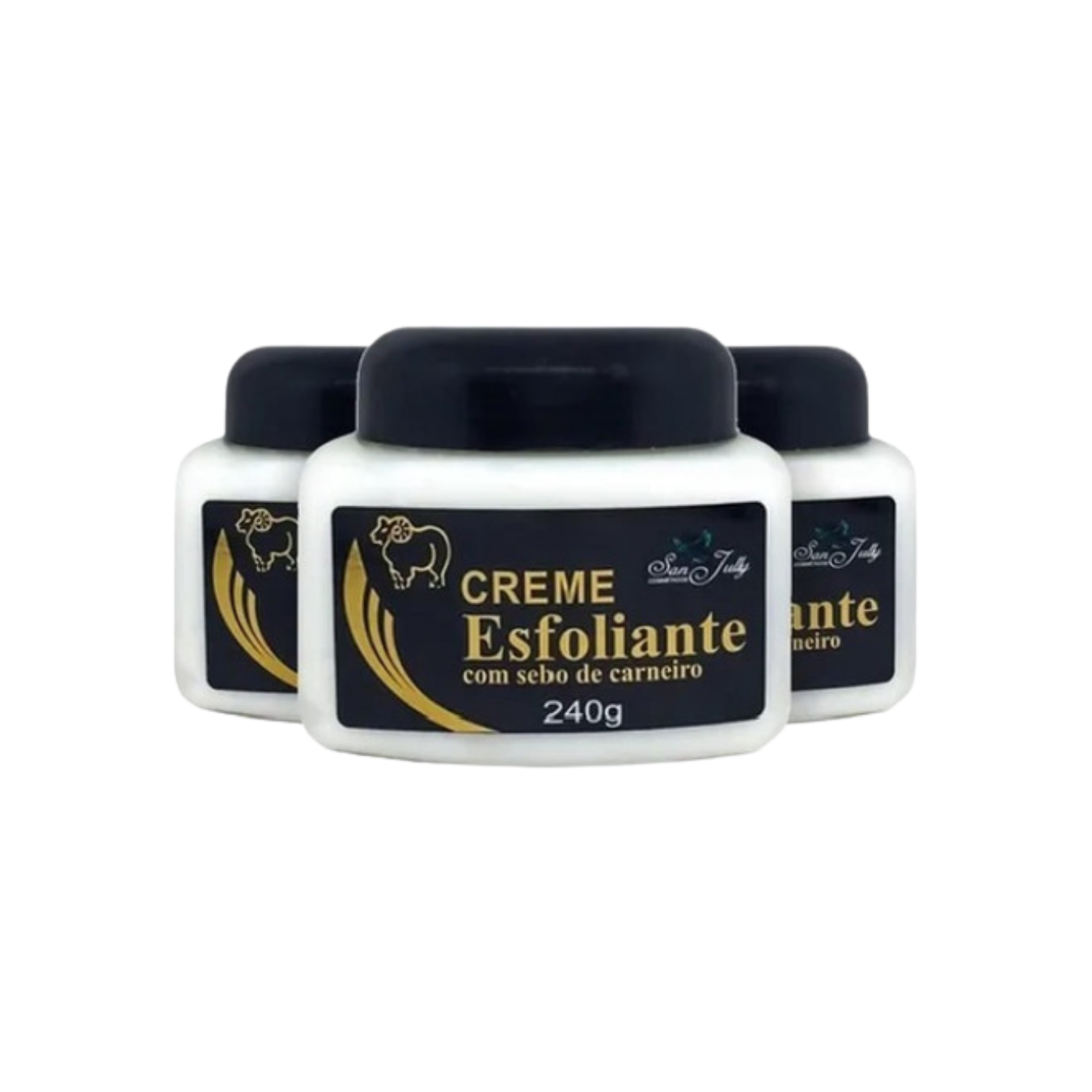 CREME ESFOLIANTE C/ SEBO DE CARN. 240G SAN JULLY