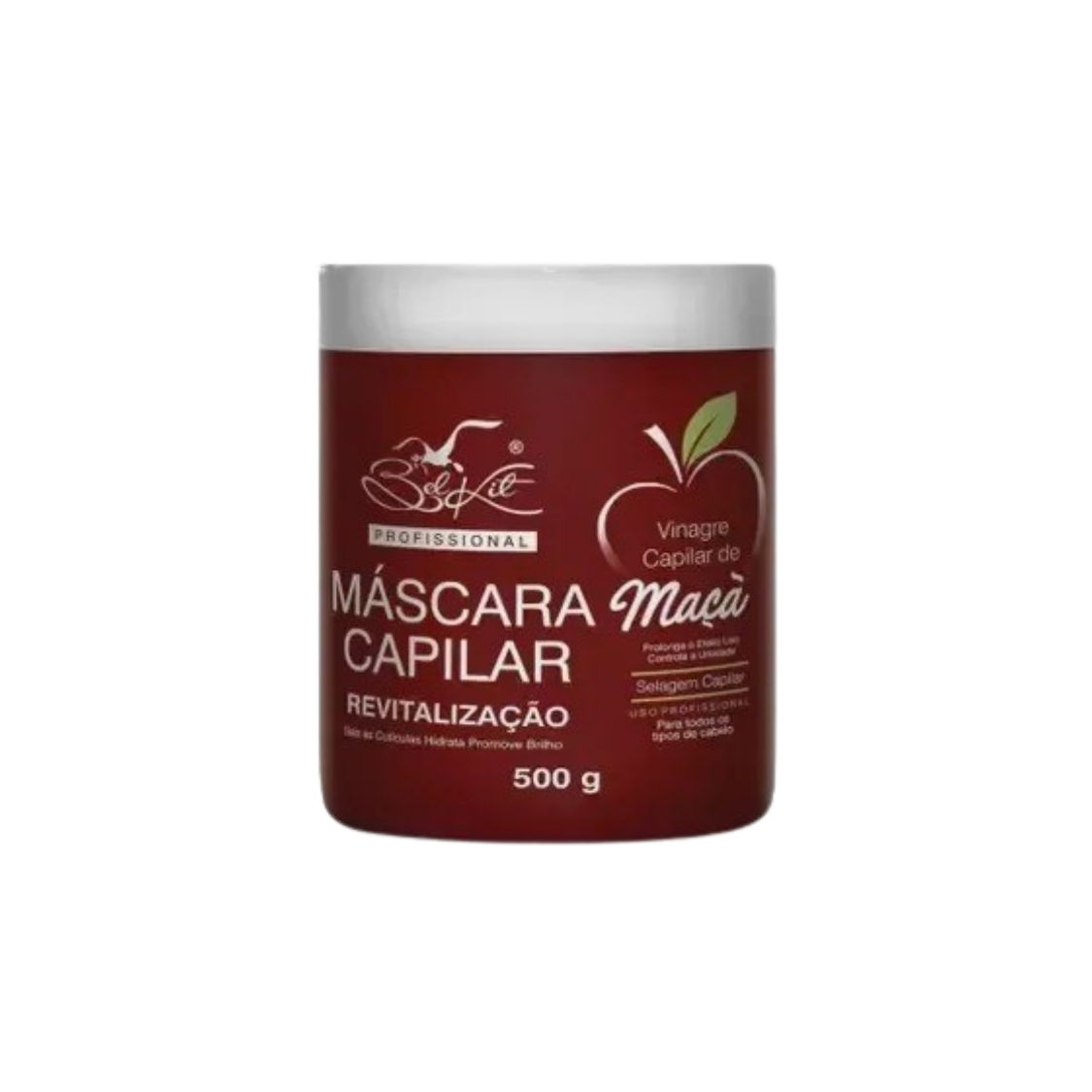 MASCARA CAPILAR VINAGRE DE MACA 500G BELKIT PROFISSIONAL