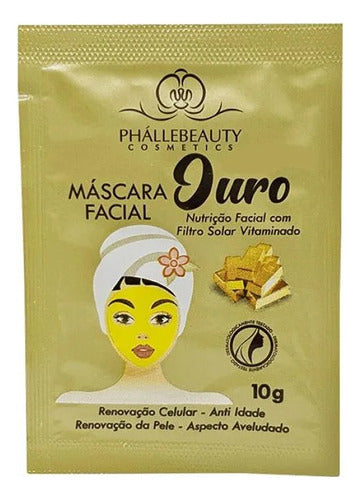 MASCARA FACIAL GOLD SACHE 10G PHALLEBEAUTY