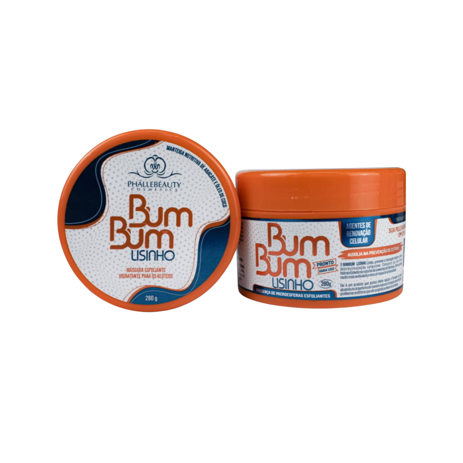 ESFOLIANTE HIDRATANTE PARA GLUTEOS BUMBUM LISINHO 280G PHALLEBEAUTY