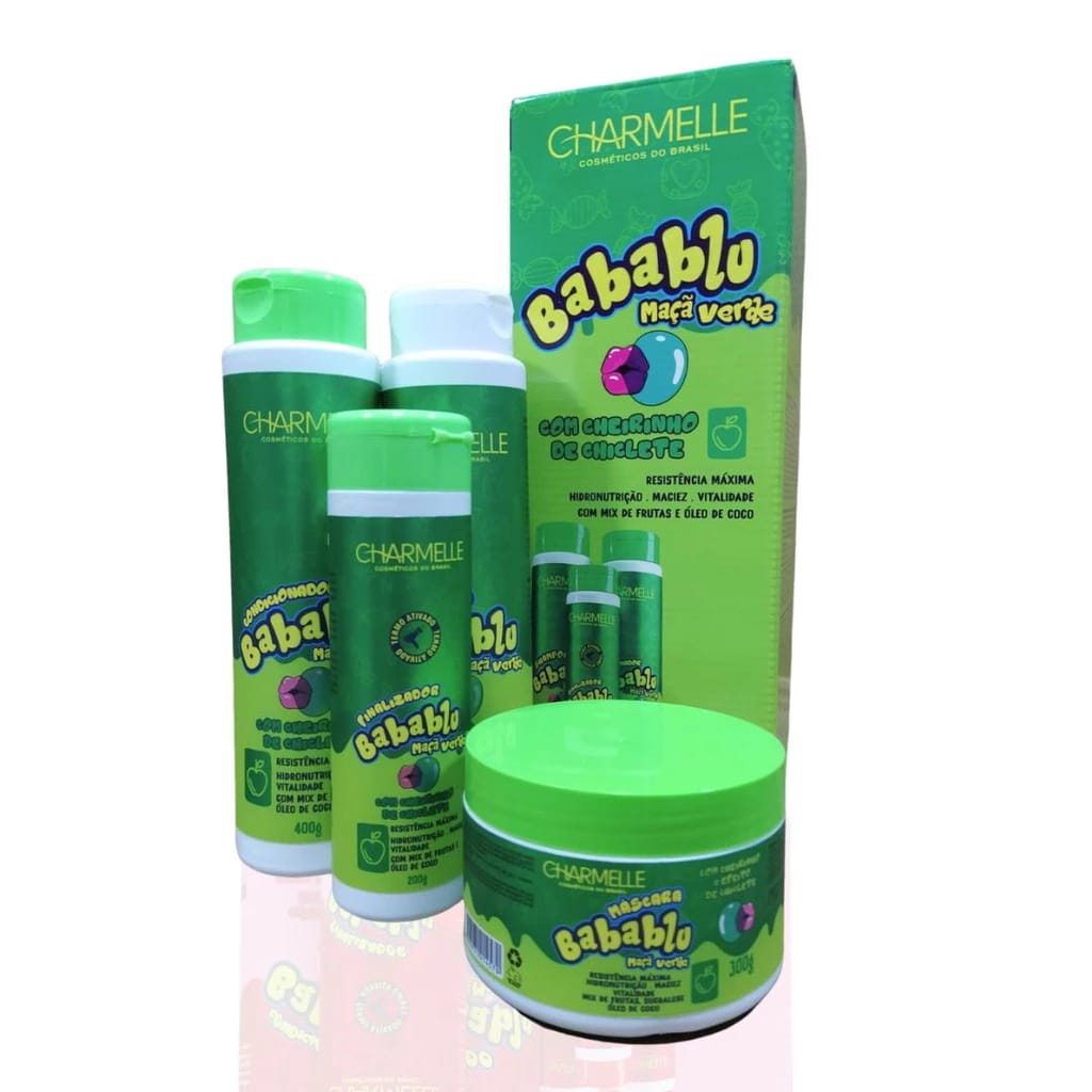 KIT BABABLU MACA VERDE CHARMELLE COSM. DO BRASIL