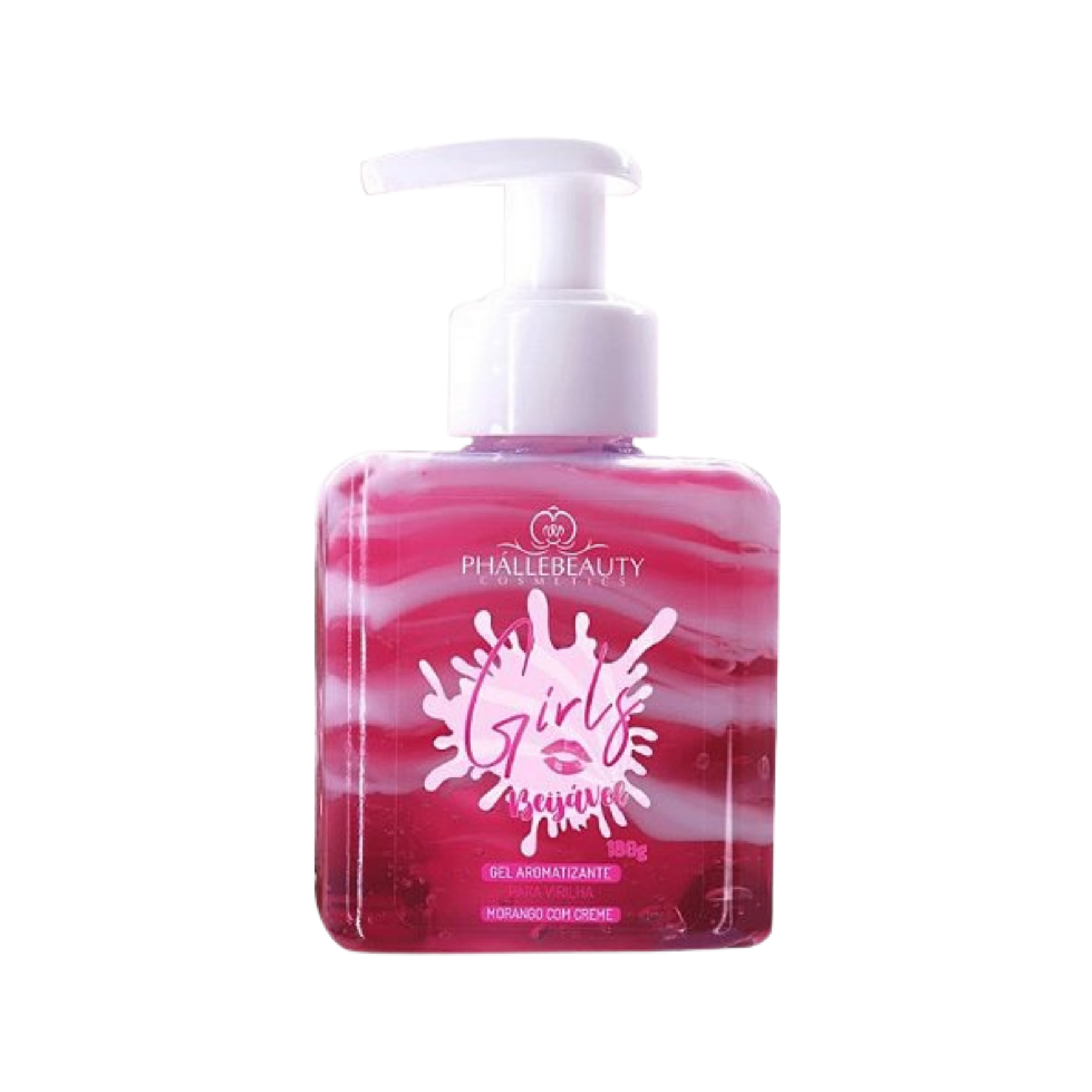 GEL AROMATIZANTE GIRL MORANGO COM CREME DE VIRILHA PHALLEBEAUTY