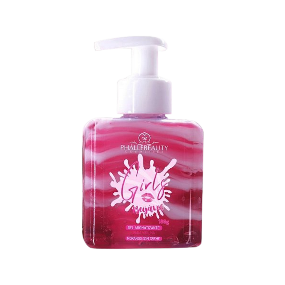 GEL AROMATIZANTE GIRL MORANGO COM CREME DE VIRILHA PHALLEBEAUTY