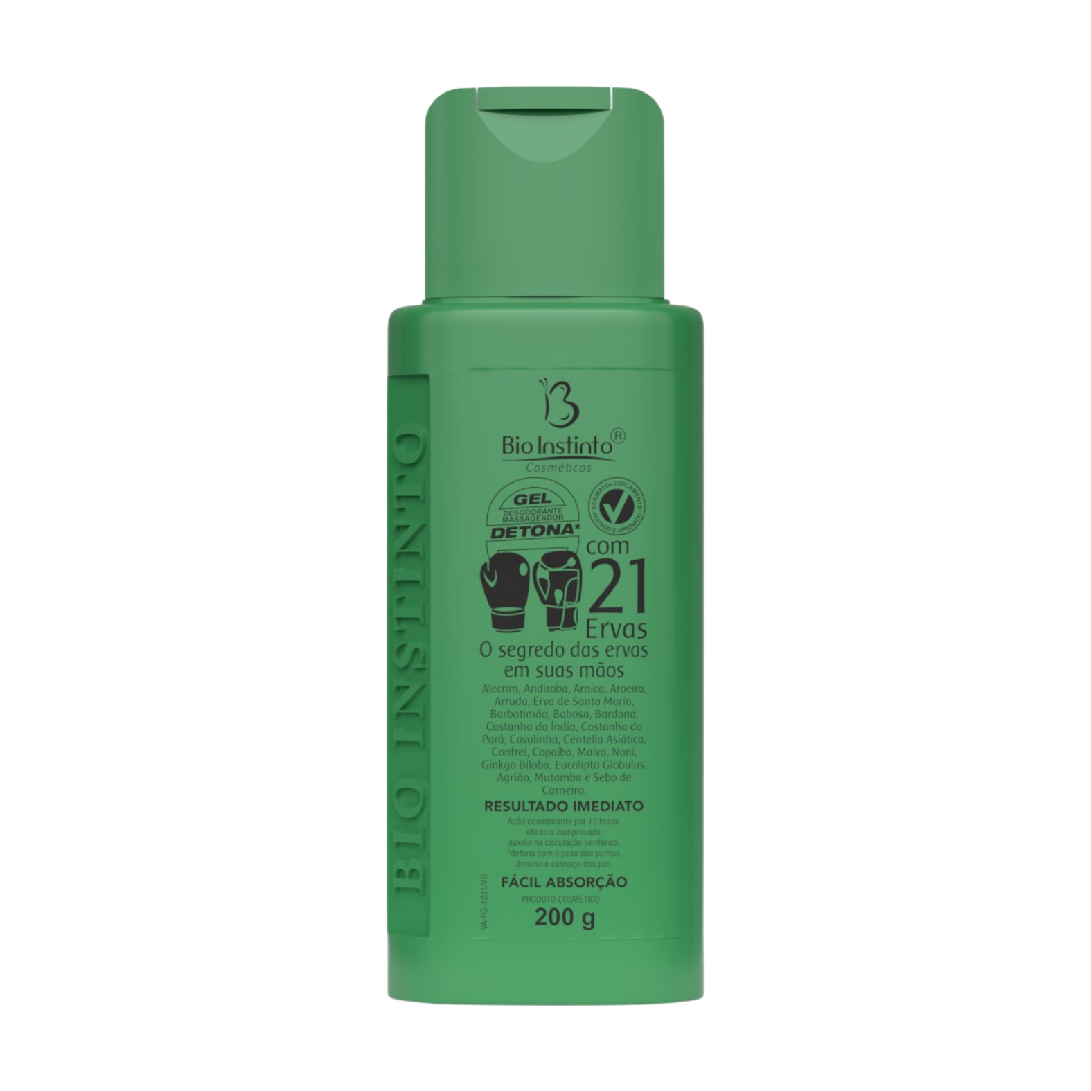 GEL DES. MASSAGEADOR DETONA COM 21 ERVAS 200G BIO INSTINTO