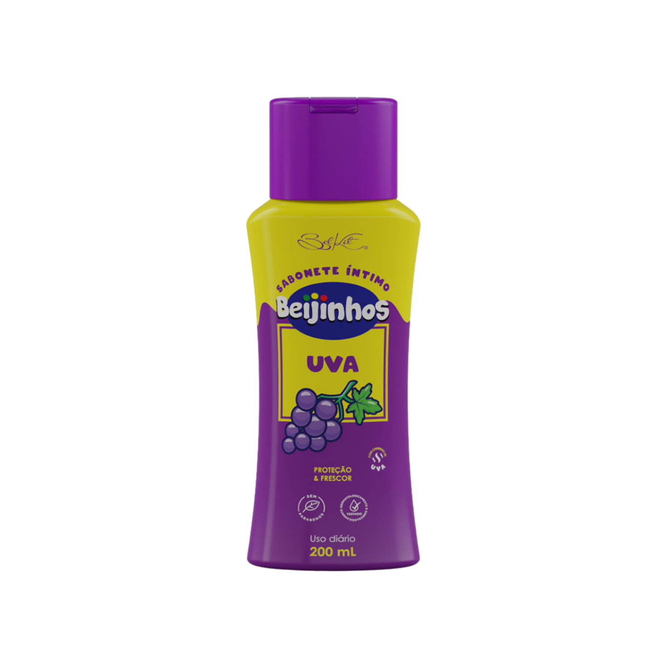 SABONETE BEIJINHOS UVA 200ML BELKIT