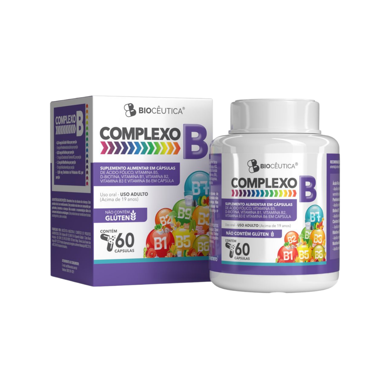 COMPLEXO B  (60 CAPSULAS) BIOCEUTICA