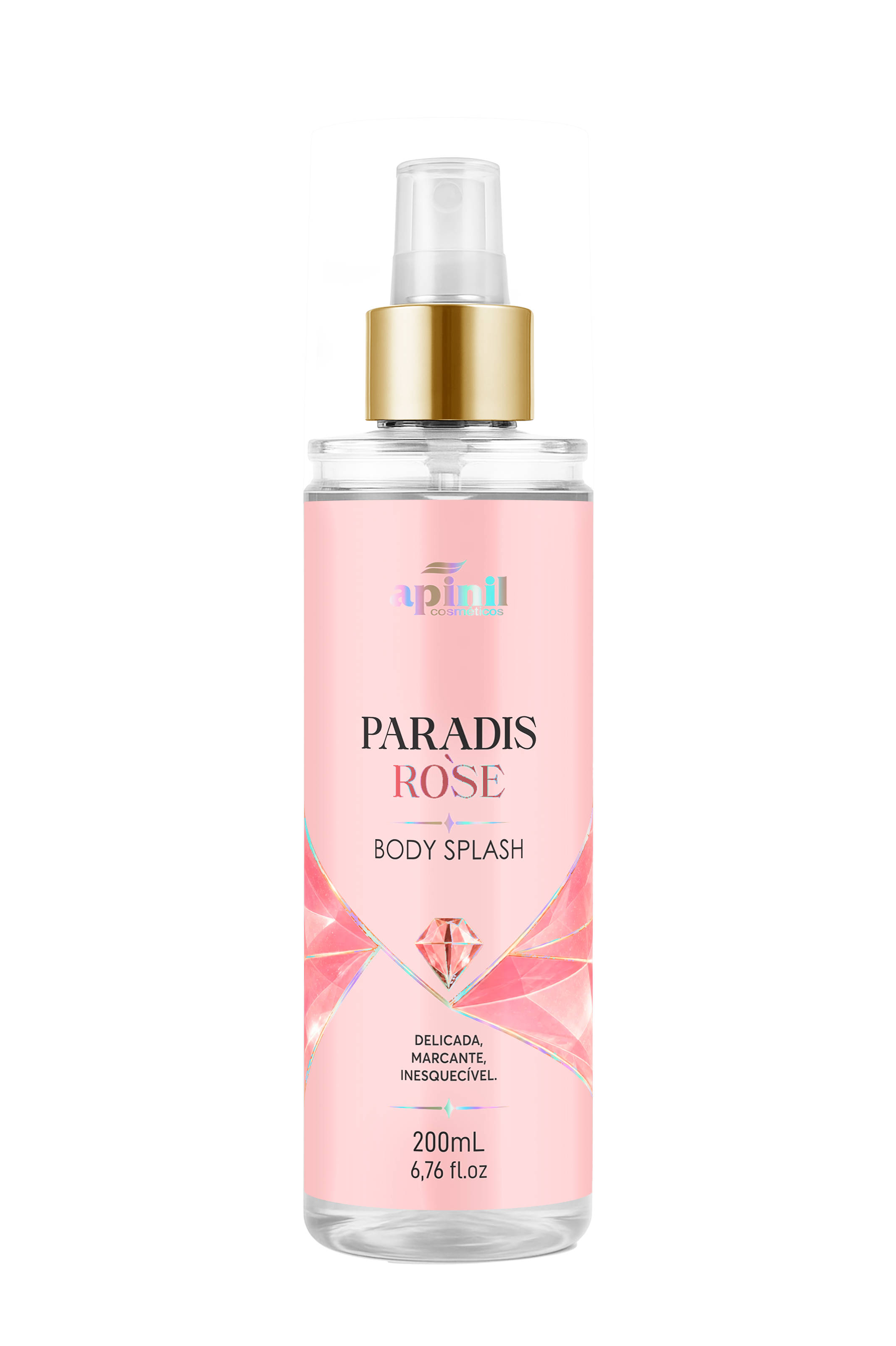 BODY SPLASH PARADIS ROSE 200ML APINIL