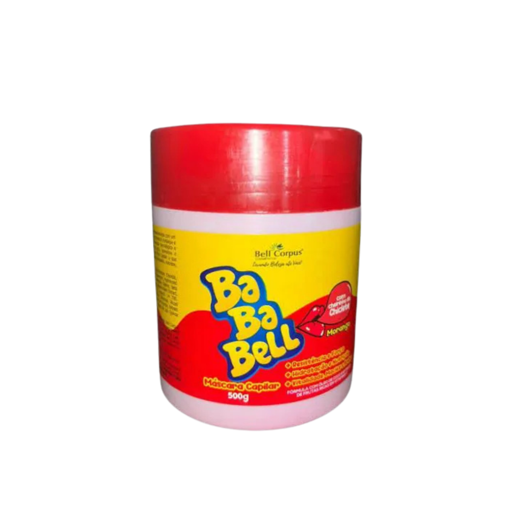 MASCARA CAP BABABELL MORANGO 500 GR BELL CORPUS