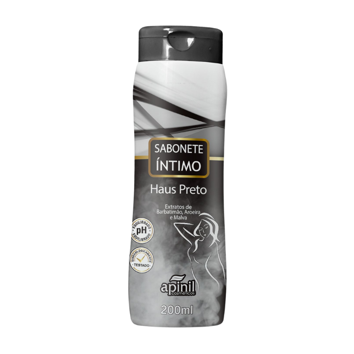 SABONETE INTIMO HAUS PRETO 200ML APINIL