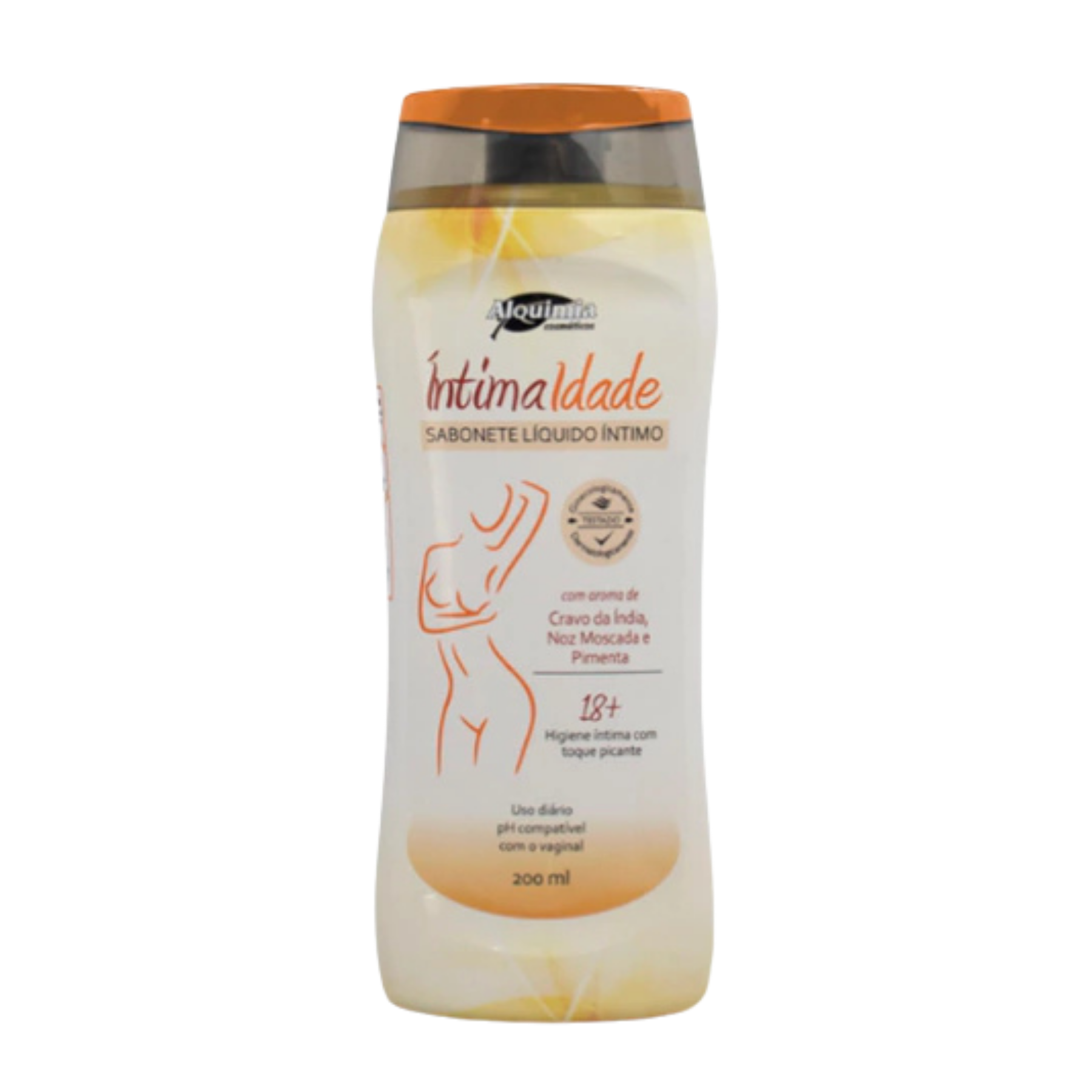 SABONETE LIQUIDO INTIMO 18+ INTIMA IDADE 200ML ALQUIMIA