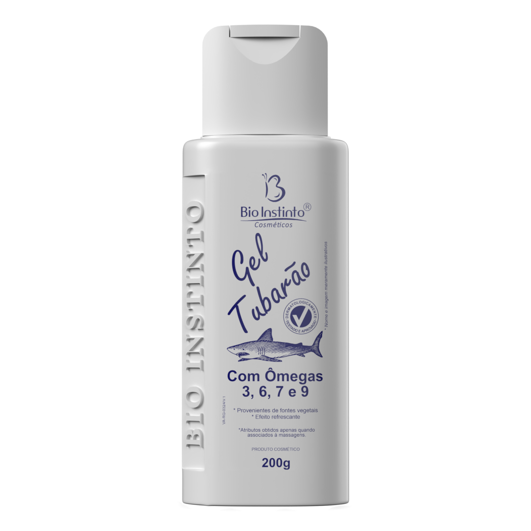 GEL DES. MAS. TUBARAO COM OMEGAS 200G BIO INSTINTO
