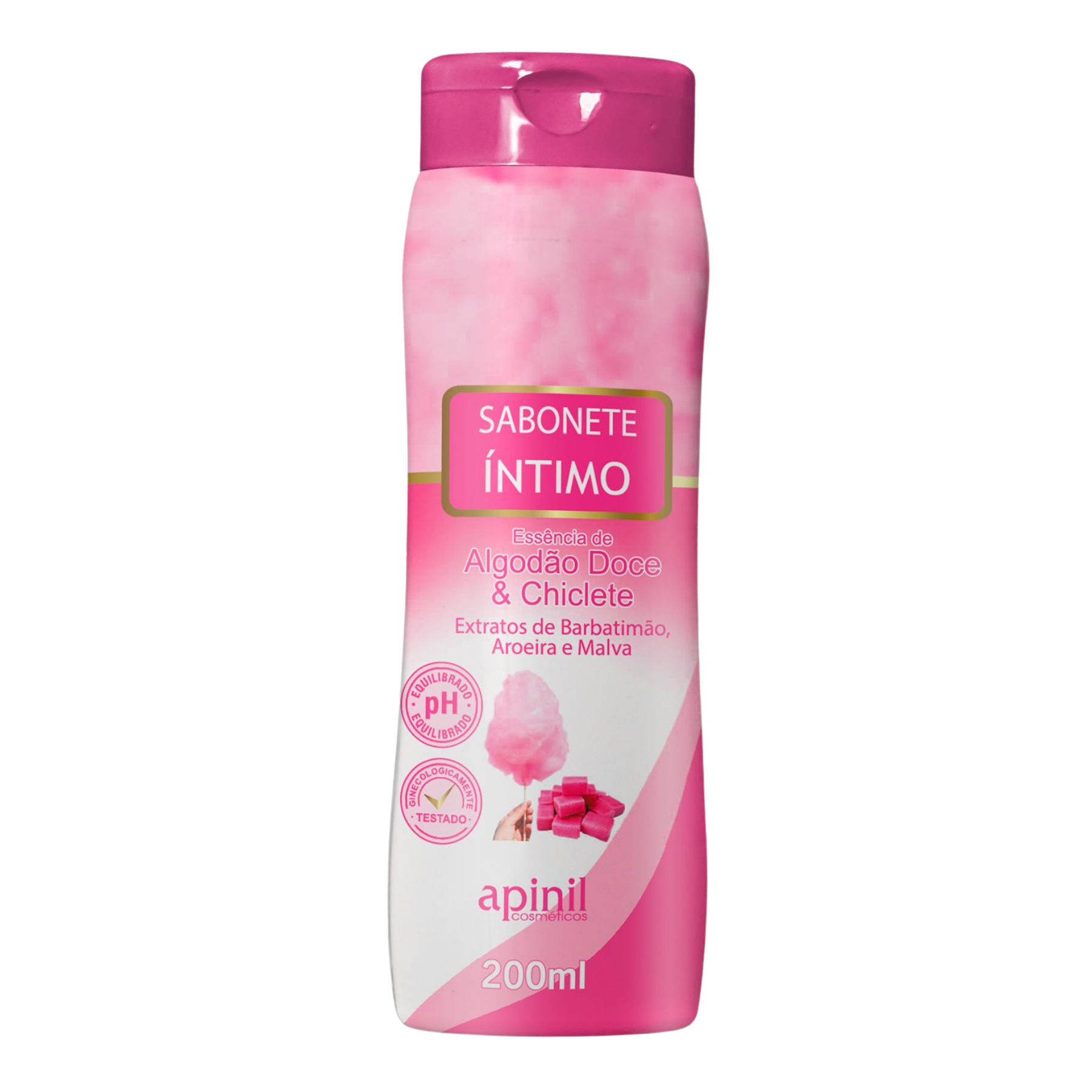 SABONETE INTIMO ALGODAO DOCE / CHICLETE 200ML APINIL