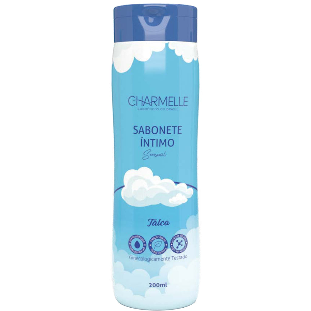 SABONETE INTIMO SENSUAL TALCO 200 ML CHARMELLE COSMETICOS DO BRASIL