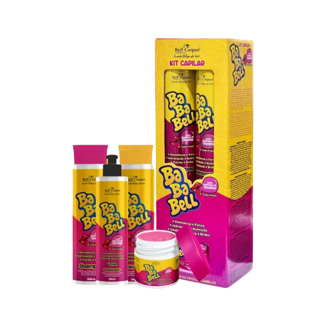 KIT CAPILAR BABABELL TUTTI FRUTTI 4X1 BELL CORPUS