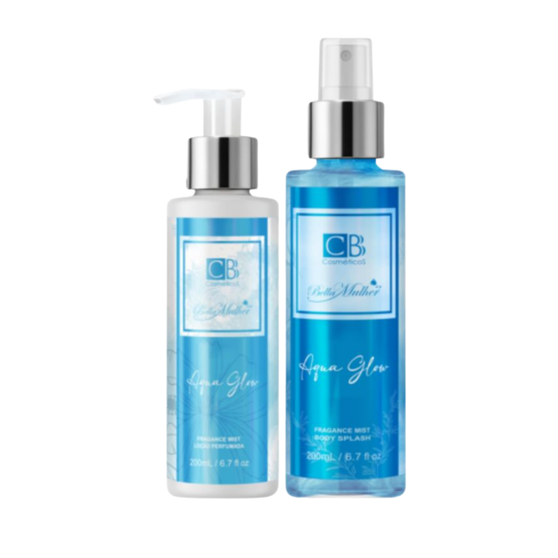 KIT AQUA GLOW BELLA MULHER CBB COSMÉTICOS