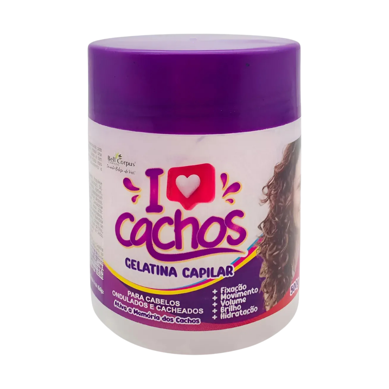 GELATINA CAPILAR I LOVE CACHOS 500G BELL CORPUS