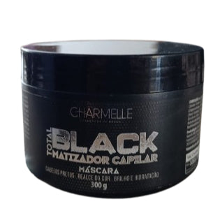 MASCARA MATIZADORA TOTAL BLACK 300G CHARMELLE COSM.DO BRASIL