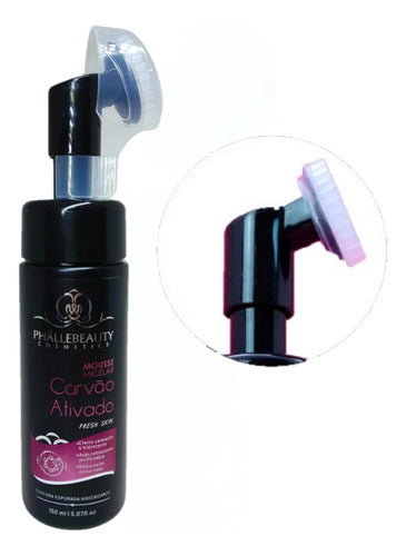 MOUSSE MICELAR CARVAO ATIVADO 150ML PHALLEBEAUTY