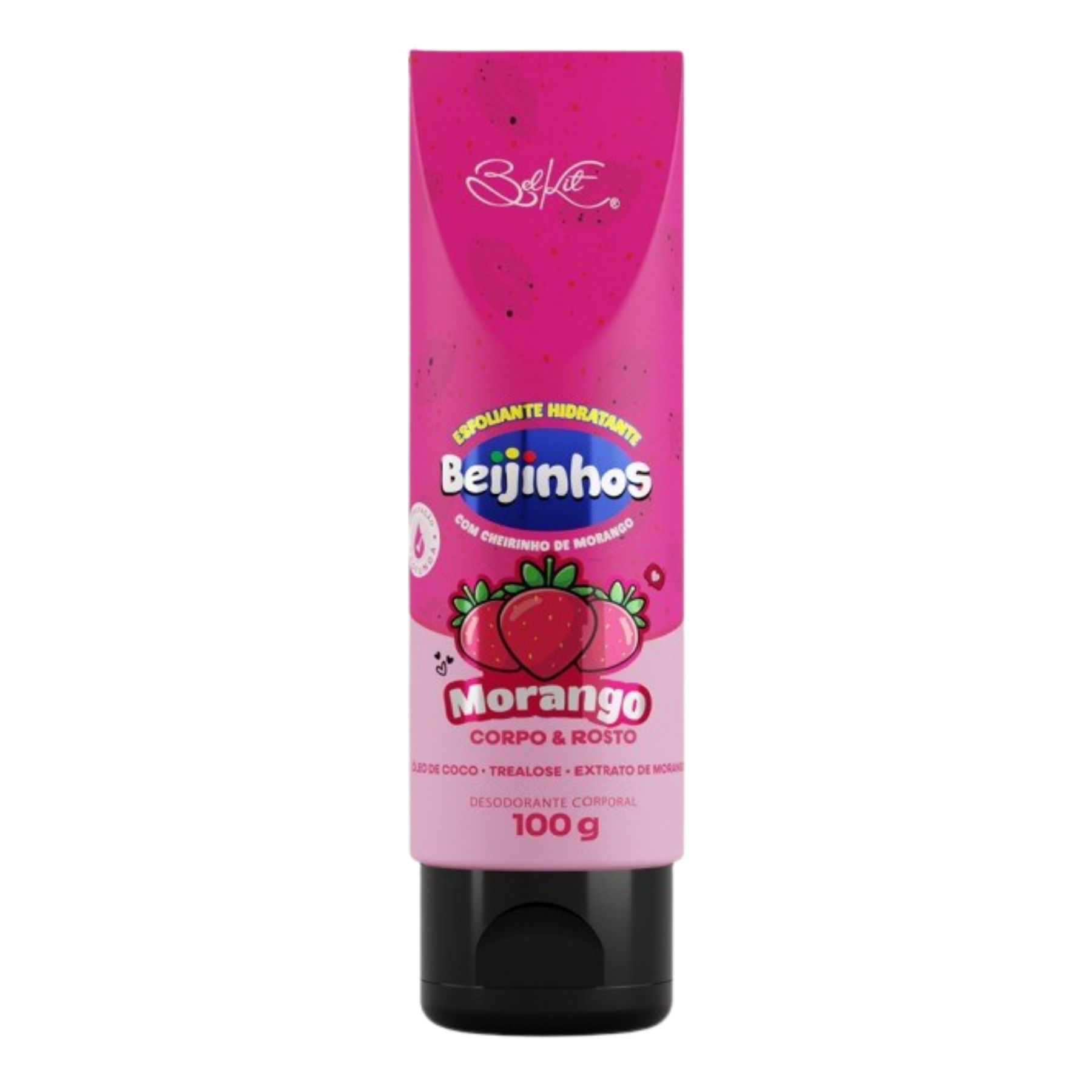 ESFOLIANTE BEIJINHOS MORANGO 100G BELKIT
