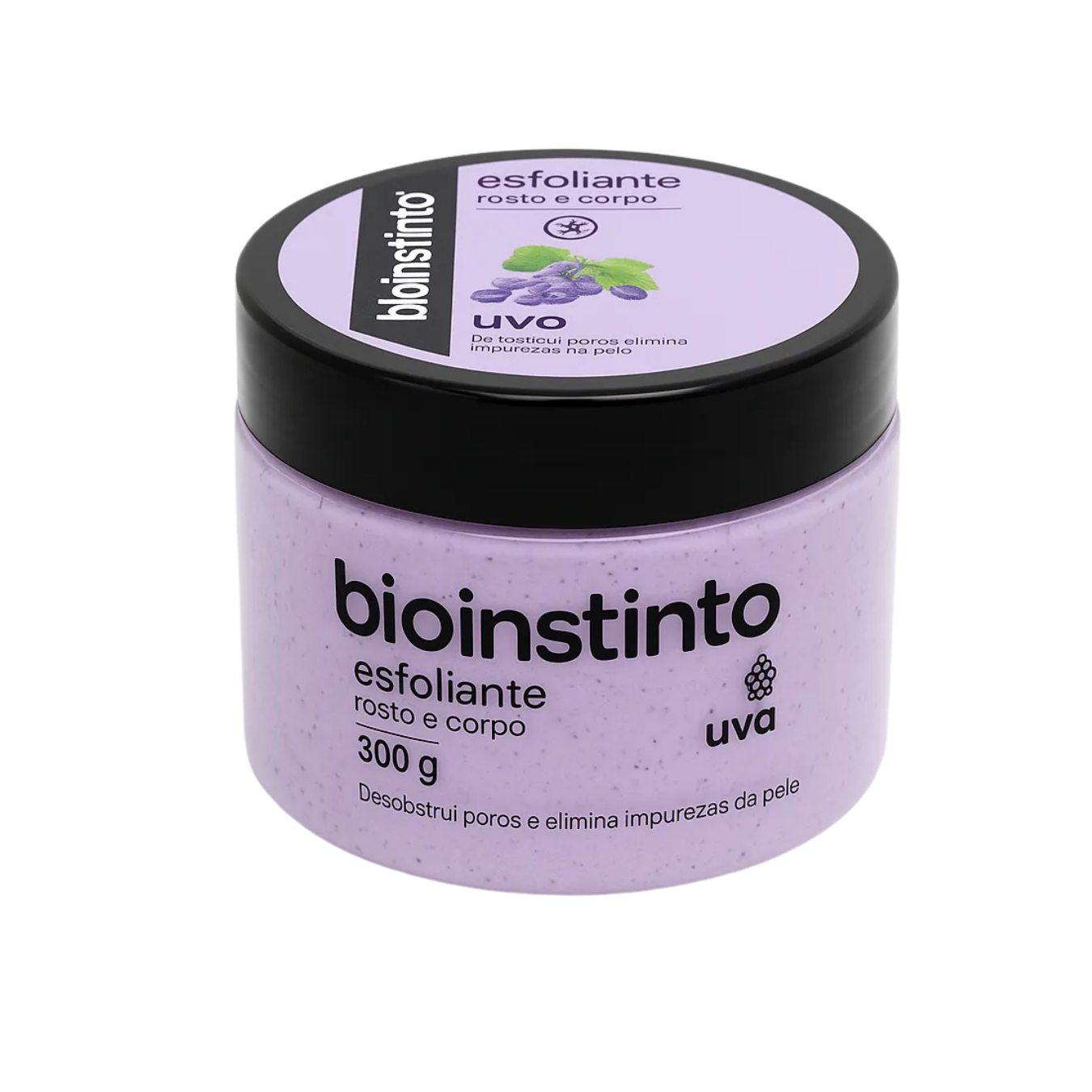 ESFOLIANTE ROSTO E CORPO UVA BIO INSTINTO 300 G