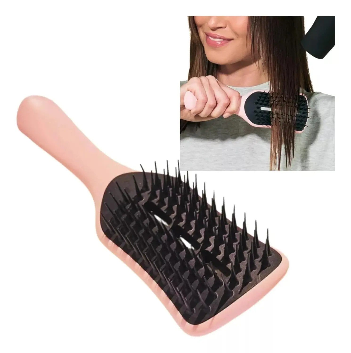 ESCOVA RAQUETE DRYING - Para Mega Hair E Lisos