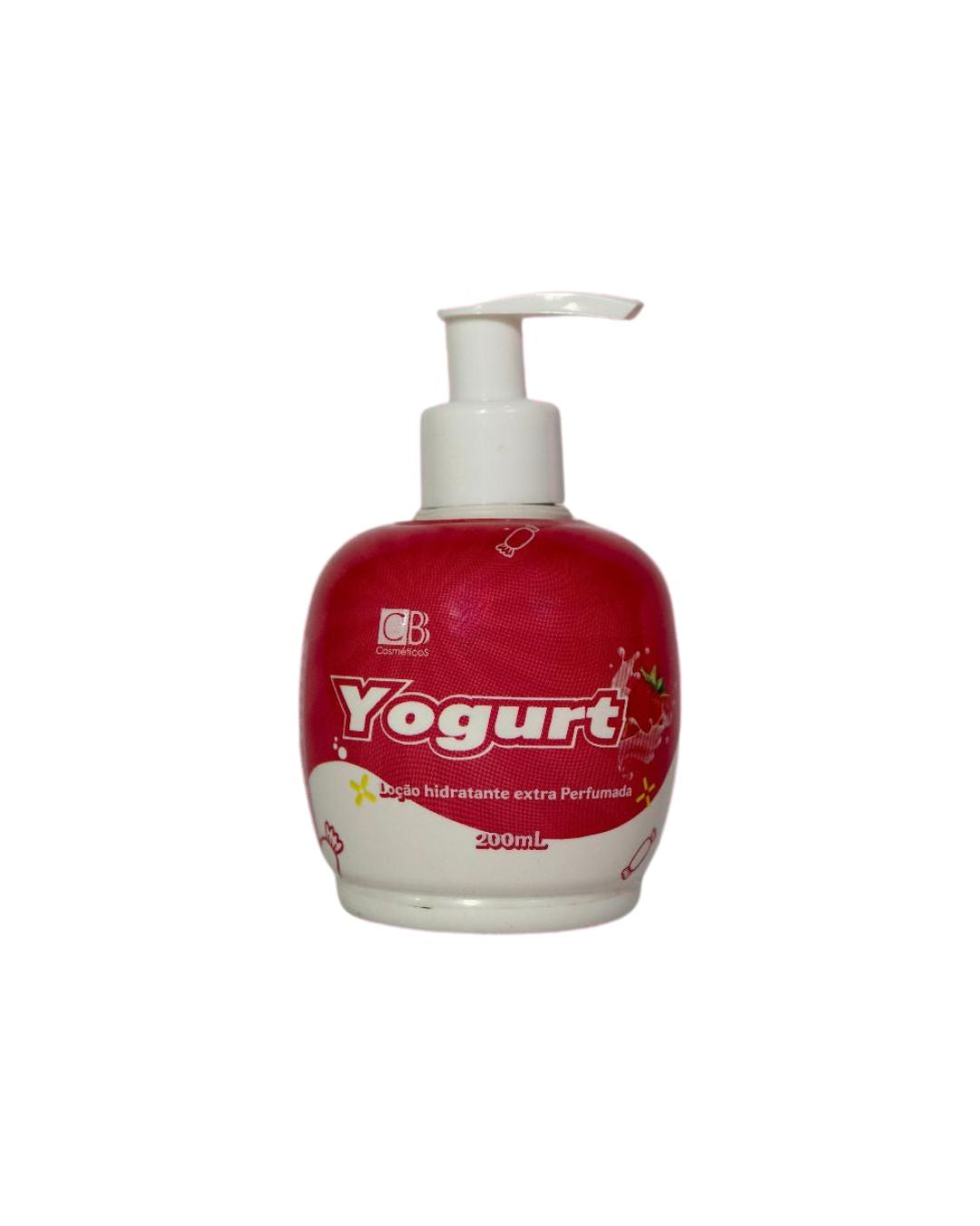 LOCAO HIDRATANTE YOGURT 200ML CBB COSMETICOS