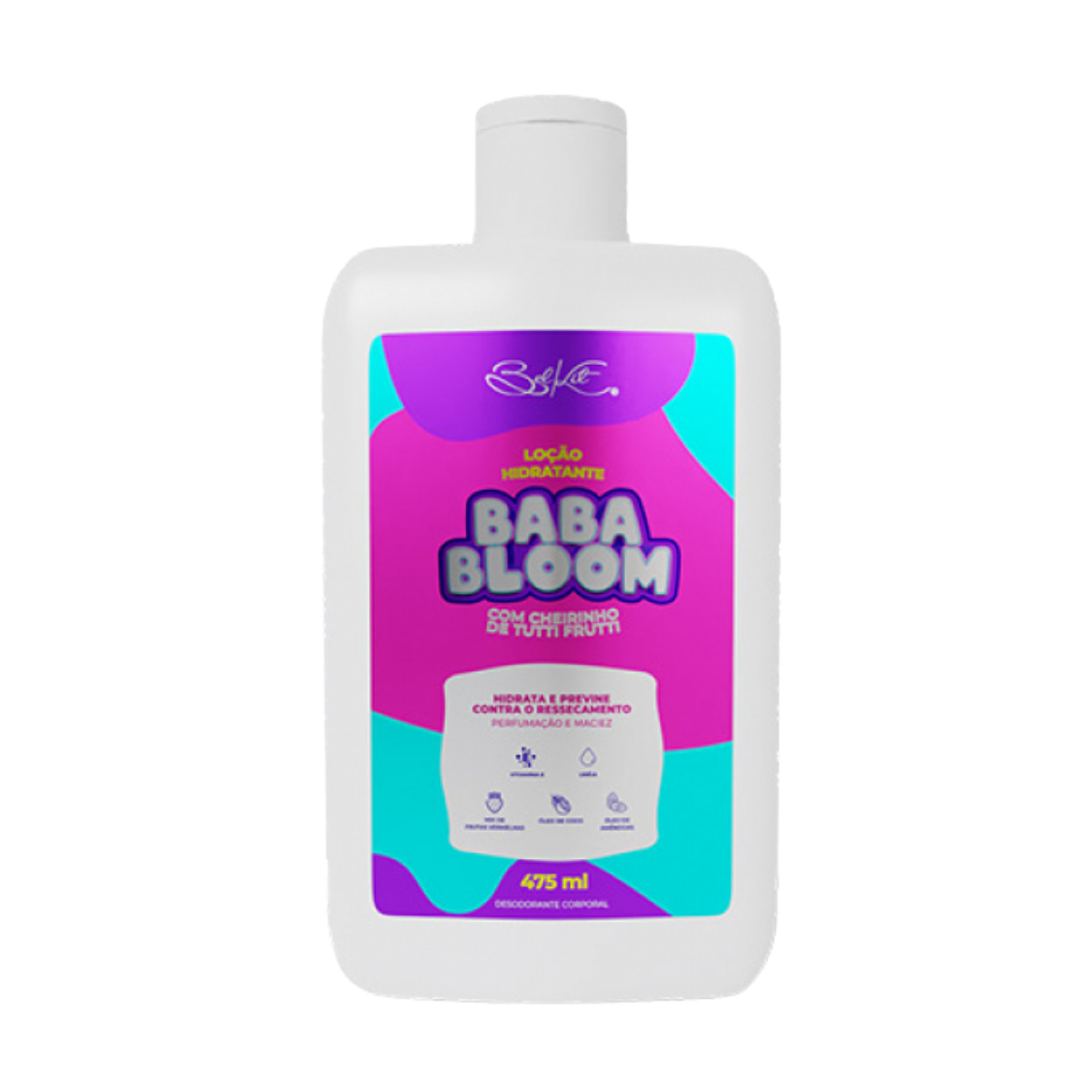 LOCAO HIDRATANTE DESODORANTE BABABLOOM 475ML BELKIT