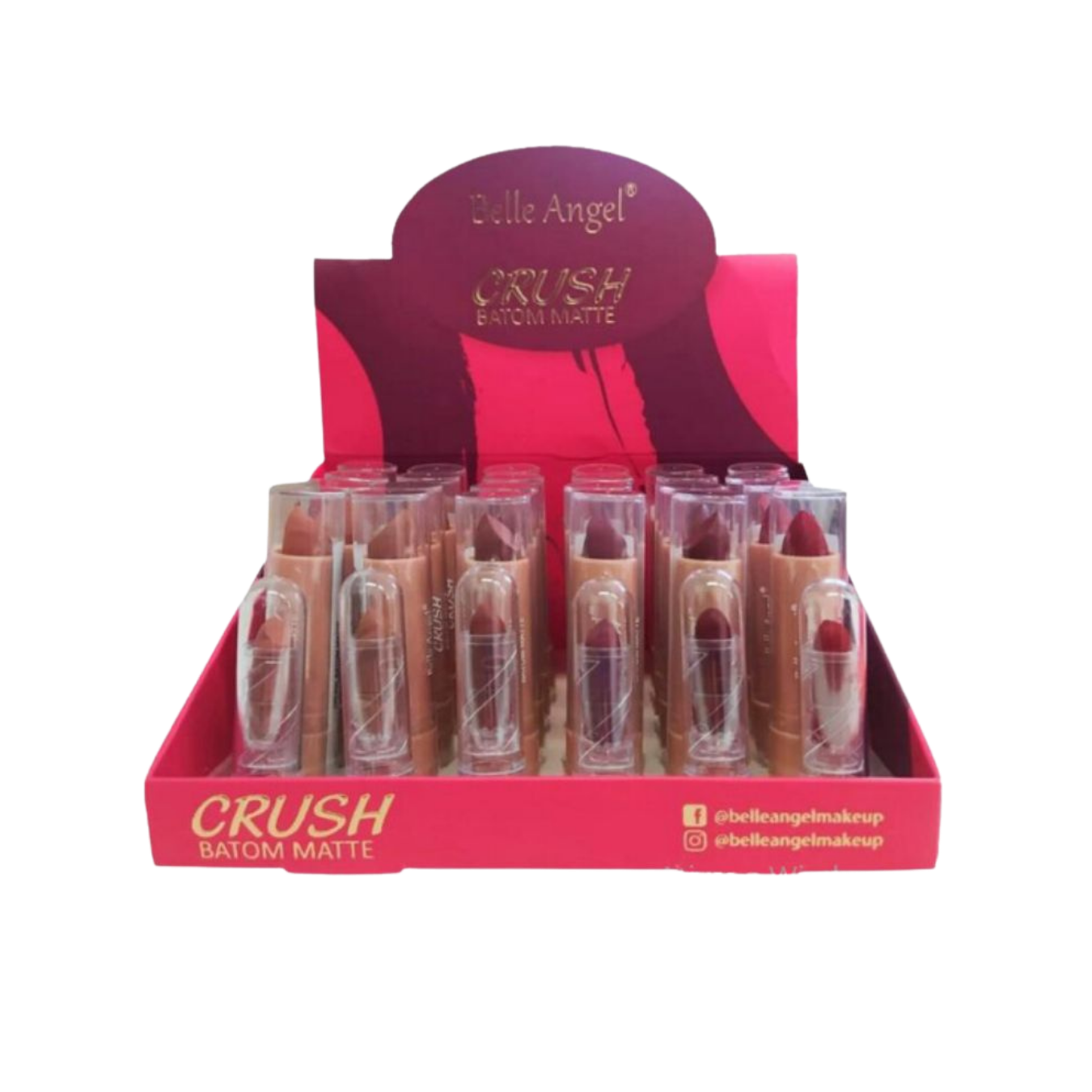Batom Matte em bala crush - Belle angel