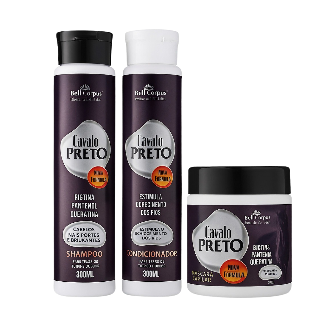 CONDICIONADOR CAVALO PRETO 380 ML BELL CORPUS