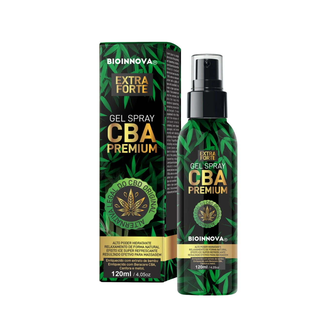 GEL SPRAY CBA PREMIUM EXTRA FORTE 120 ML BIONNOVA