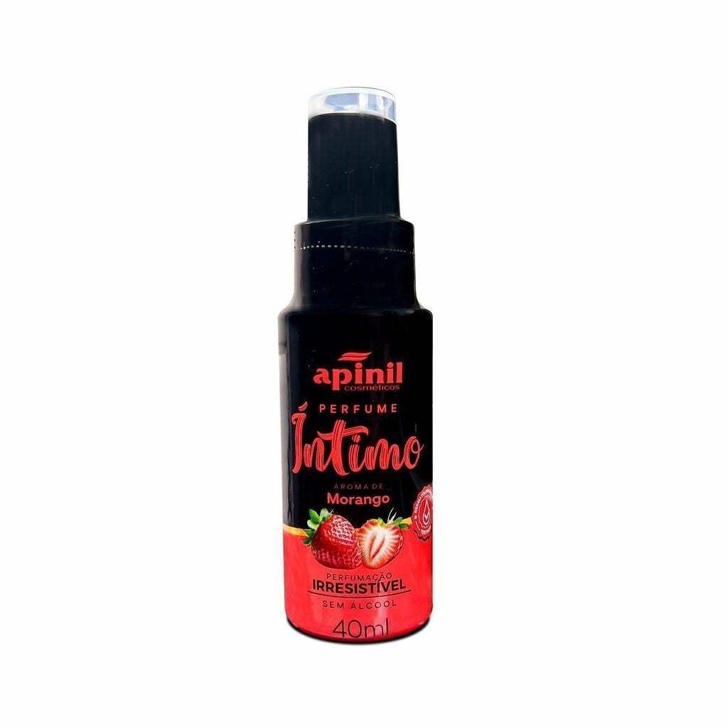 PERFUME INTIMO BEIJÁVEL MORANGO 40ML APINIL