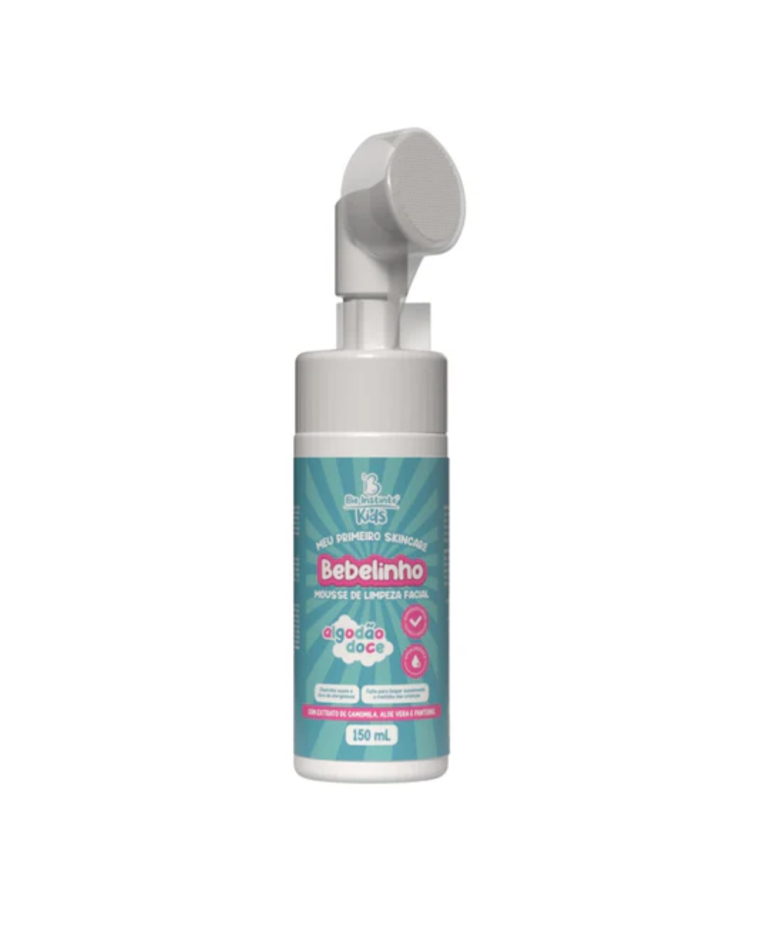 MOUSSE DE LIMPEZA FACIAL BEBELINHO ALGODAO DOCE BIO INSTINTO KIDS 150 ML