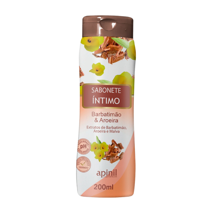 SABONETE INTIMO BARBATIMÃO & AROEIRA 200ML APINIL