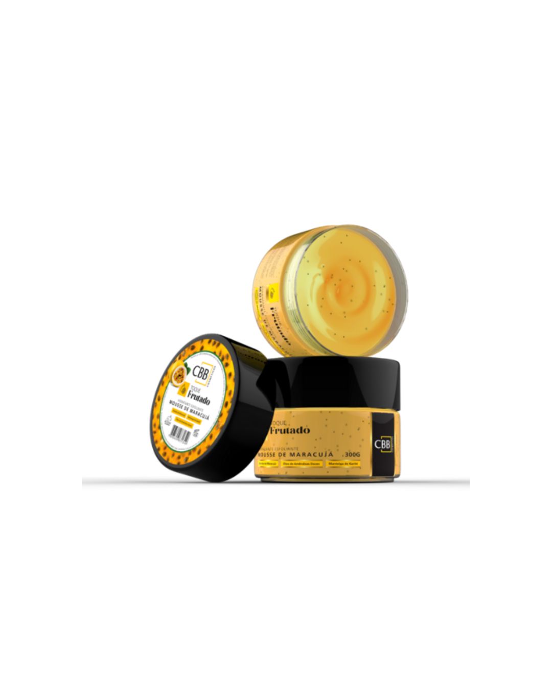 HIDRATANTE ESFOLIANTE MOUSSE DE MARACUJA 300G CBB COSMÉTICOS