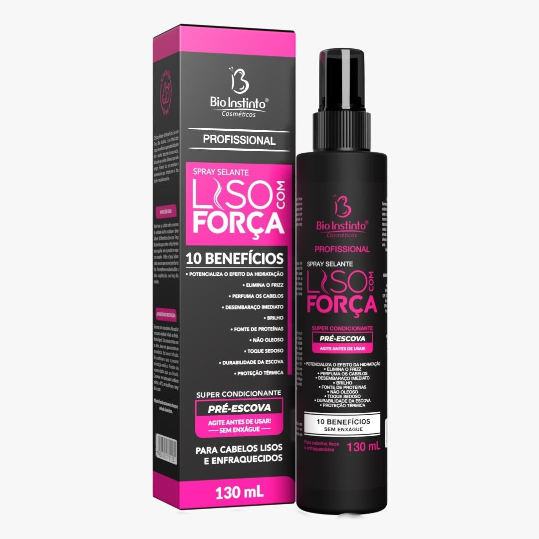 SPRAY SELANTE 10 BENEFICIOS LISO COM FORCA BIO INSTINTO 130ML