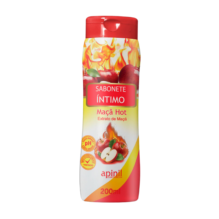SABONETE ÍNTIMO MAÇÃ HOT 200ML APINIL