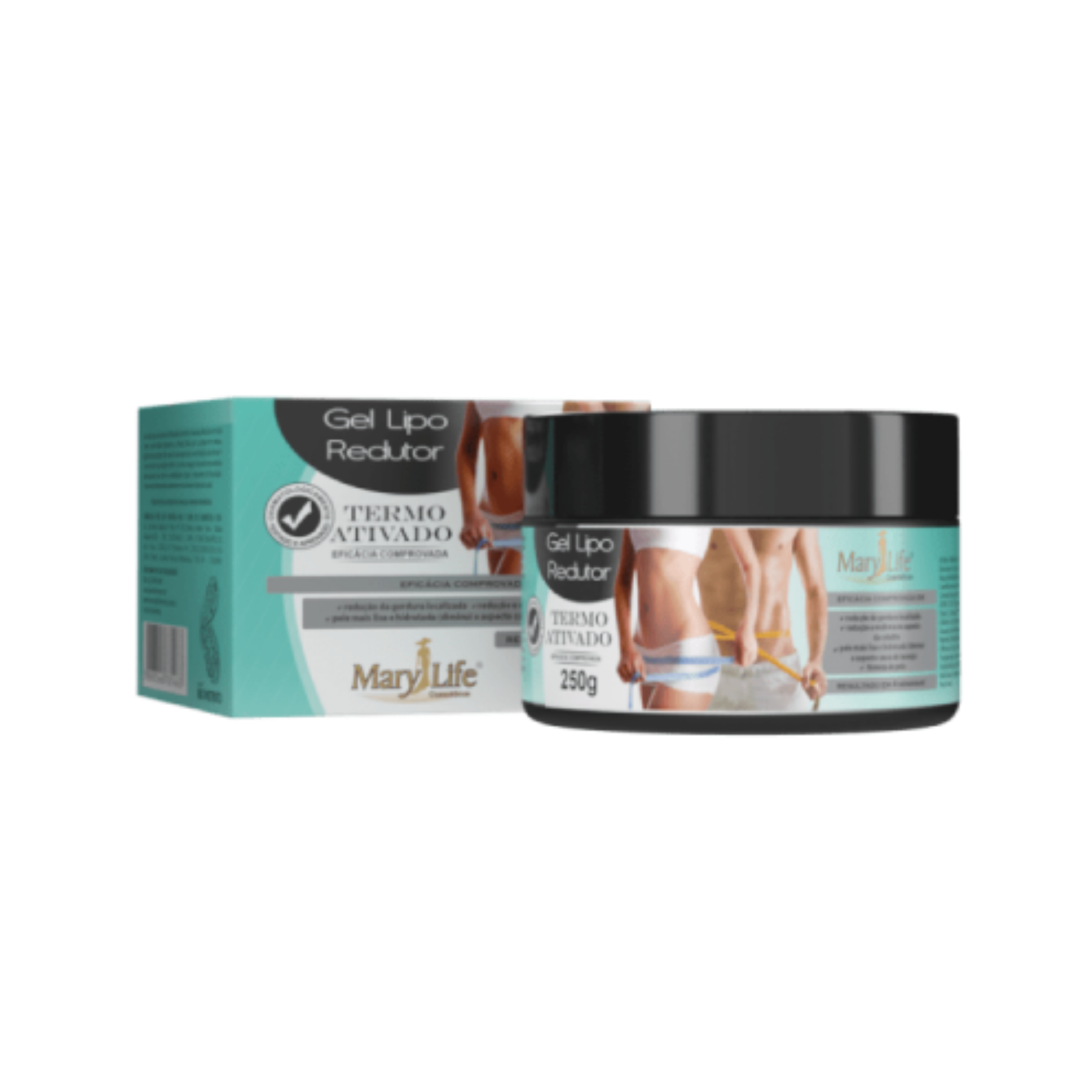 GEL DES. LIPO REDUTOR TERMOATIVADO 250G MARY LIFE