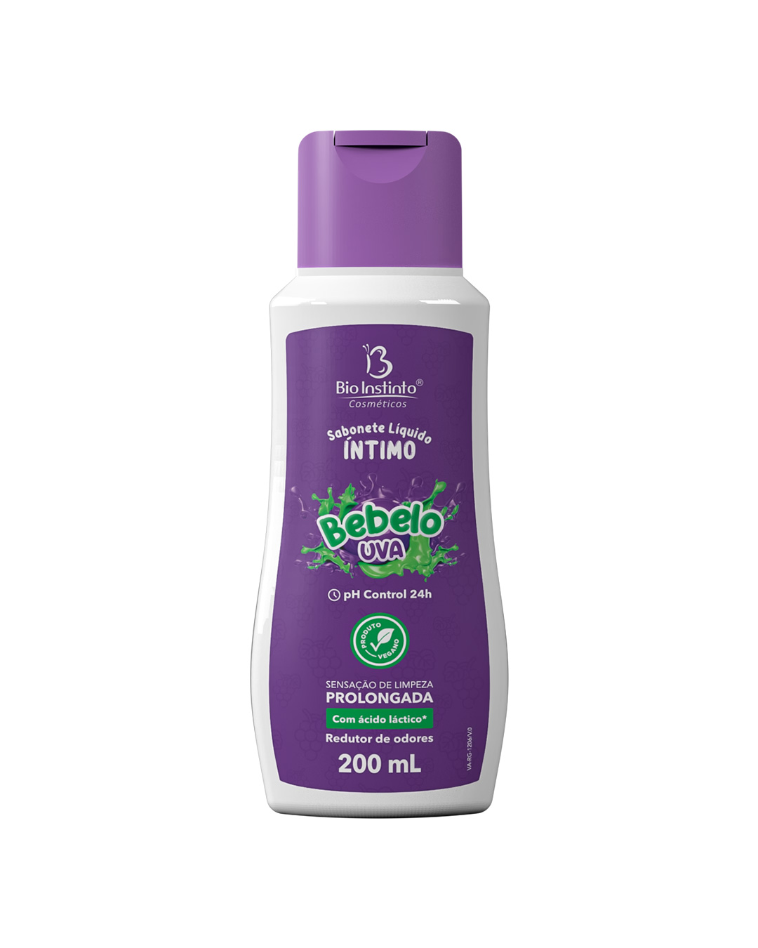 SABONETE LIQUIDO INTIMO BEBELO UVA BIO INSTINTO 200 ML NV