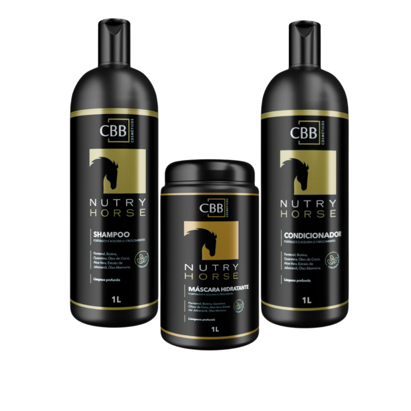 KIT 03 ITENS NUTRY HORSE SAN JULLY