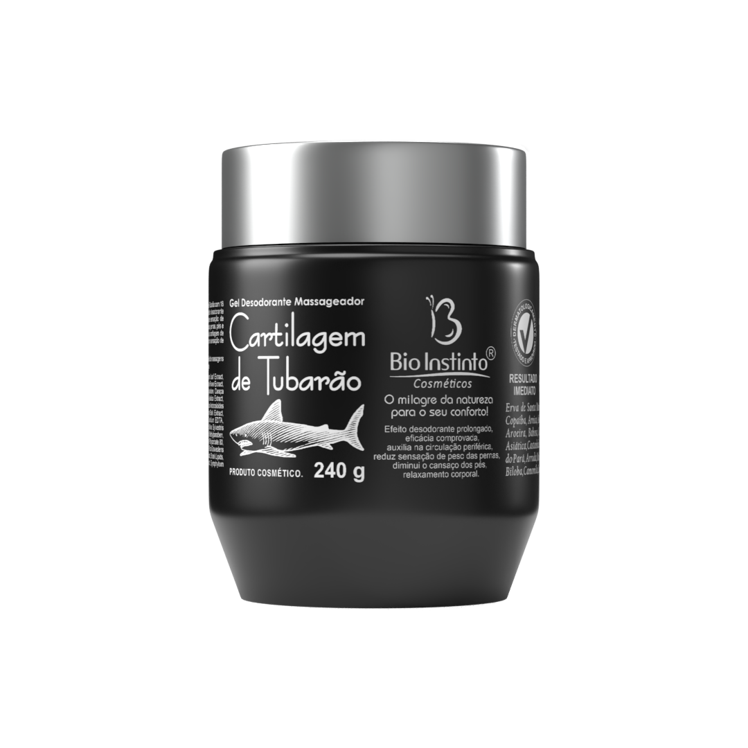 GEL CART. DE TUBARAO C/ 18 ERVAS 240G BIO INSTINTO